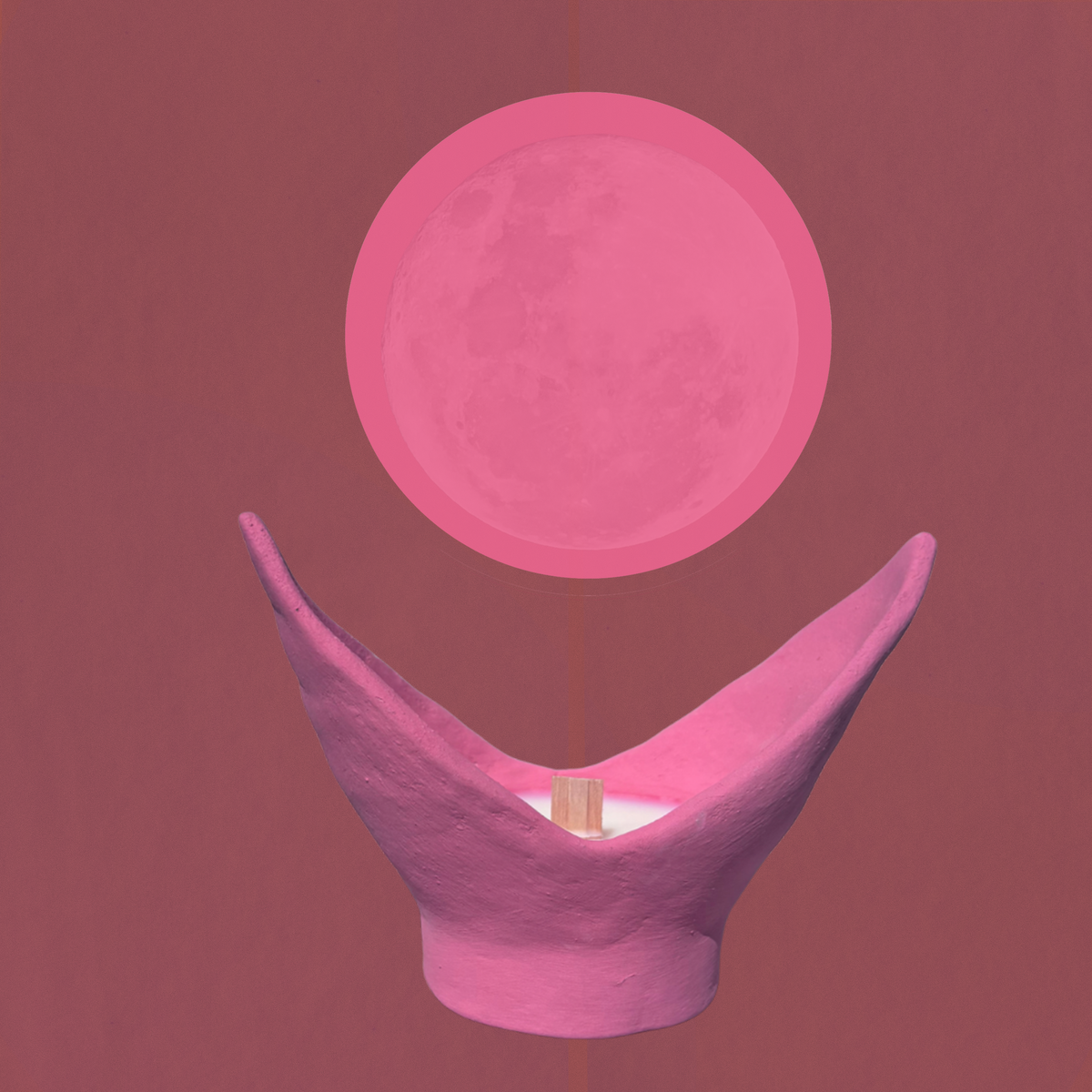 The Argha Arc Vessel Candle (B)